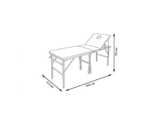 Кушетка массажная МД-3275 (складная)